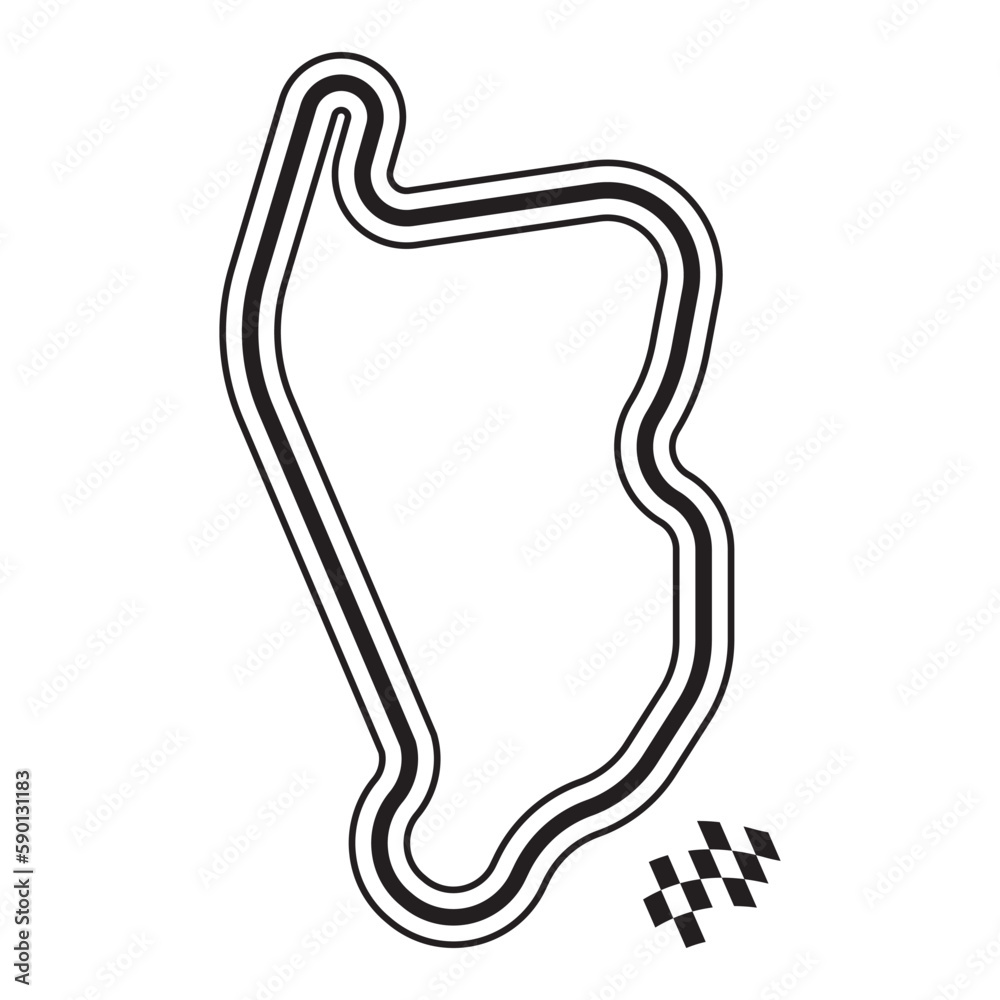 Racing circuit icon Racing circuit icon