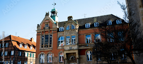 ahlen historic city in germany panorama photo