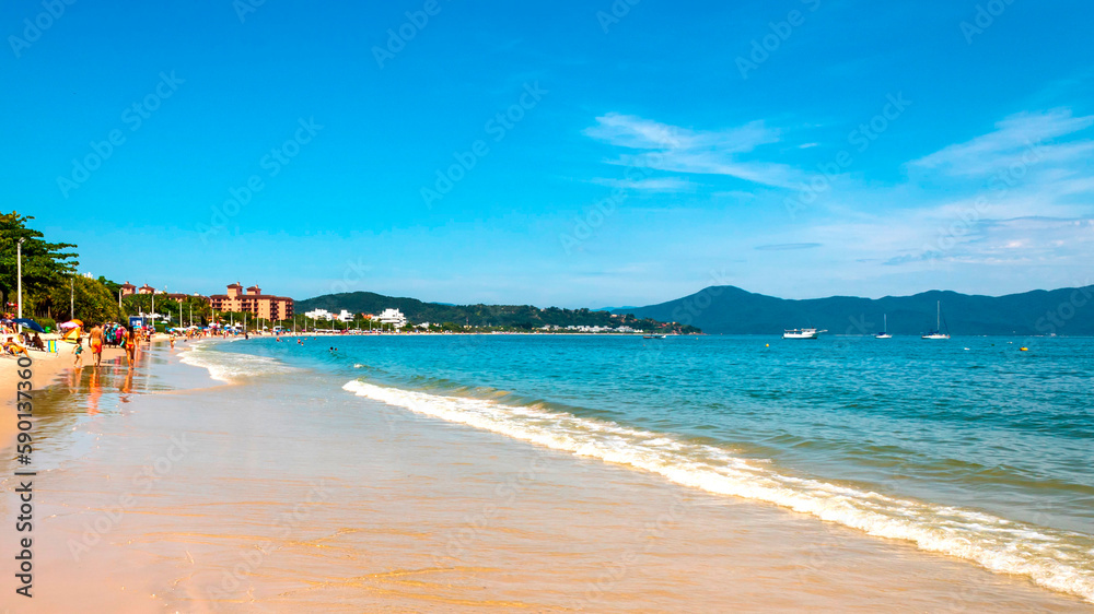ondas  Praia de jurere florianópolis santa catarina brasil jurerê internacional