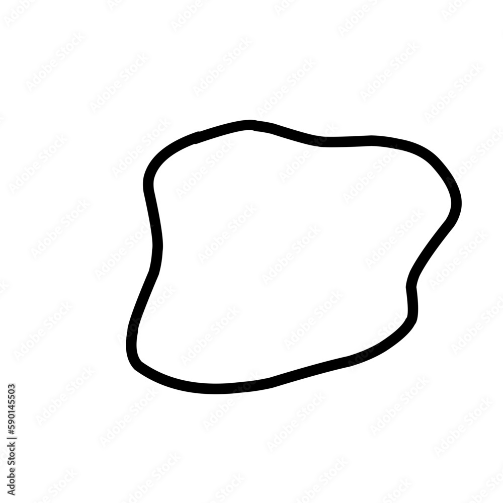 Modern Irreguler Line Blob Modern Irreguler Line Blob
