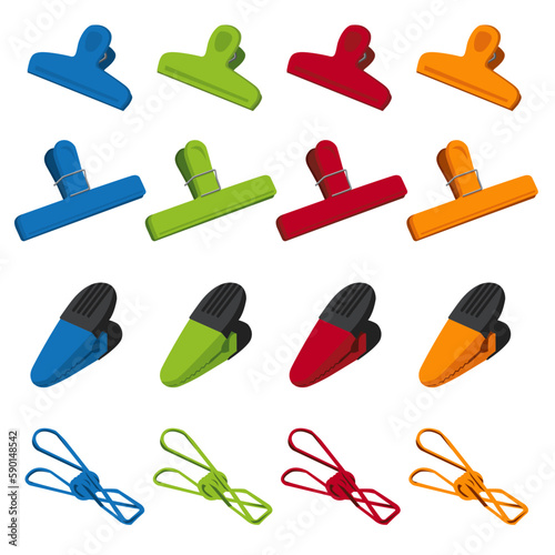 Variety Set of Chip Bag Clips
