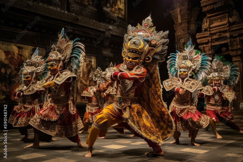 Dancing to the Rhythm of Bali: The Traditional Dancers of the Island, generative ai