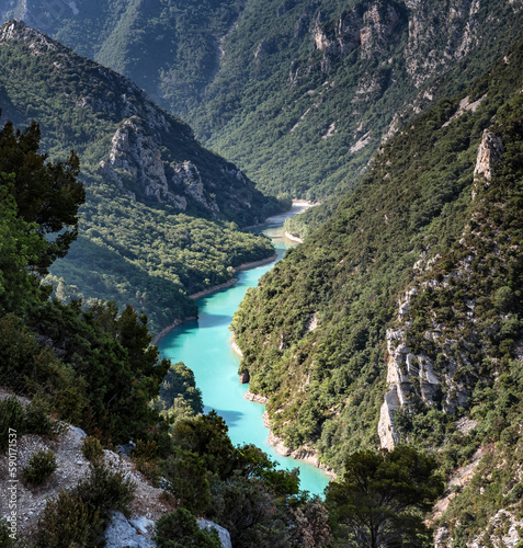 Verdon Canyon in Provence, france