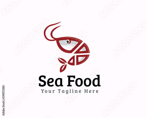 abstract lobster with separate art logo icon symbol design template illustration inspiration