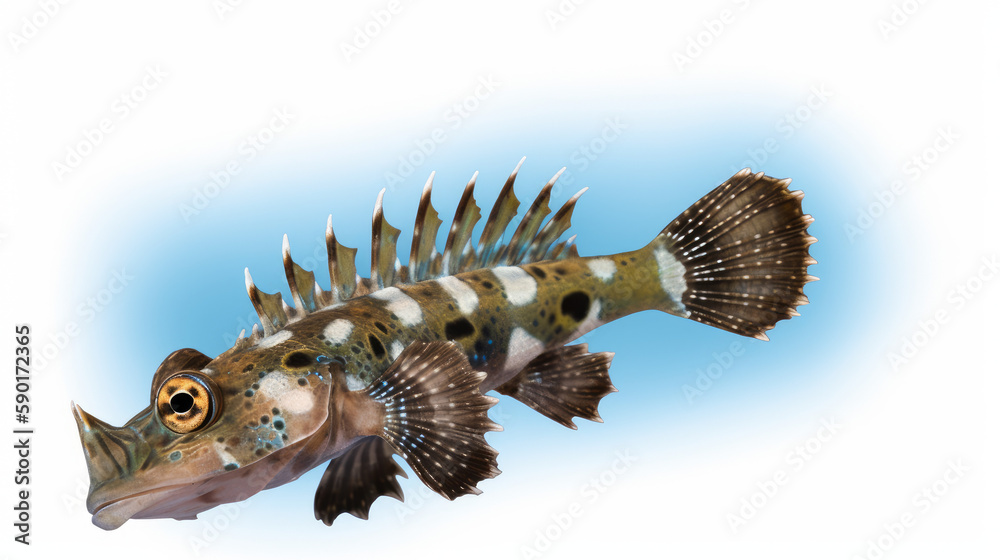 Fototapeta premium siamese fighting fish, generative ai
