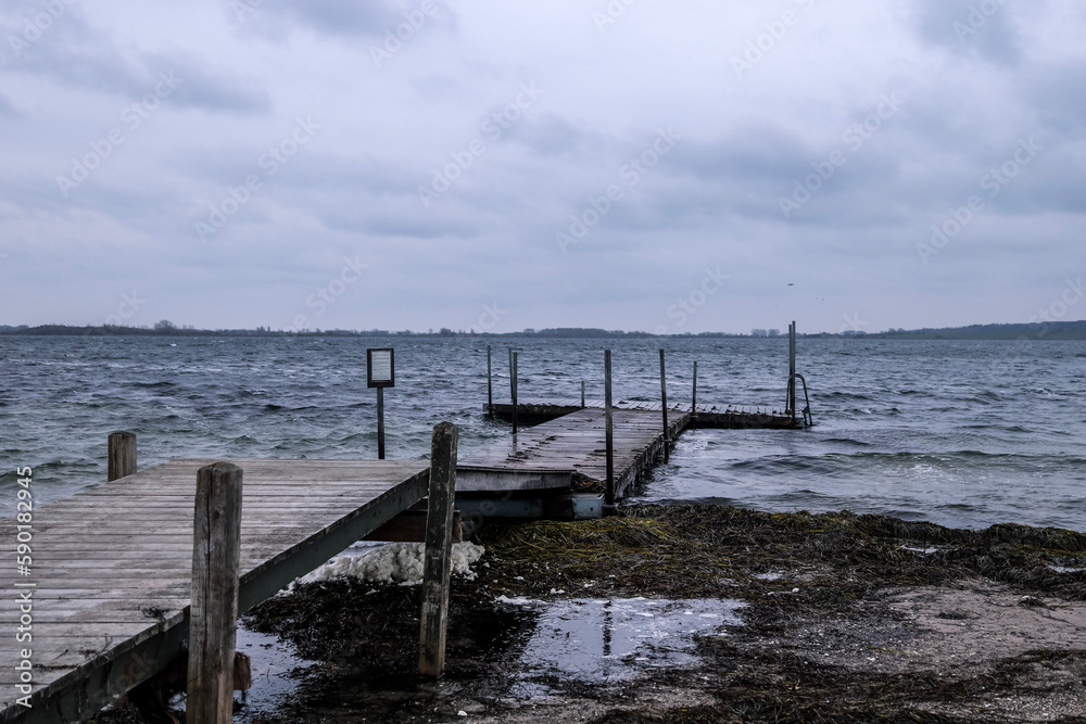 Obraz premium pier in the sea