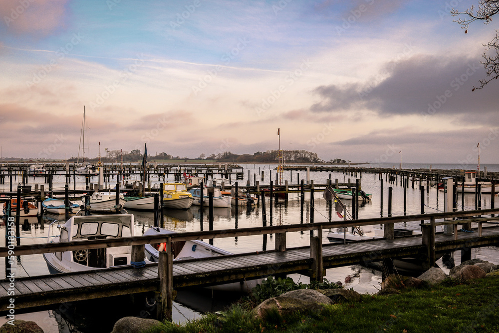 pier at sunset