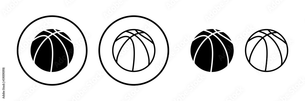 Fototapeta premium Basketball icon vector. basketball logo vector icon
