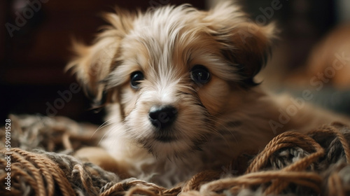Portrait of a puppy