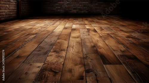 Wooden floor texture, generative ai