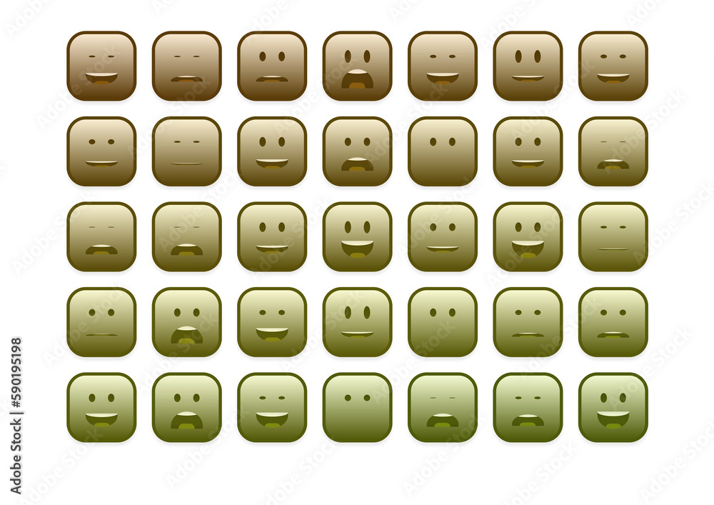 set of colourful smiley faces emoji set of colourful smiley faces emoji
