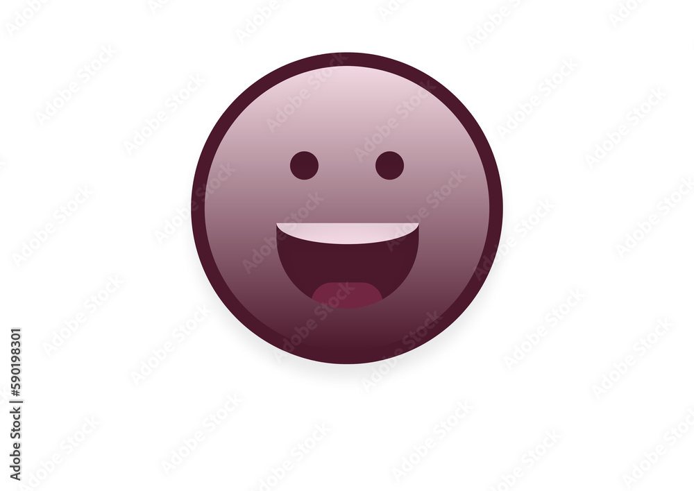 Fototapeta premium emoji smiley face colourful