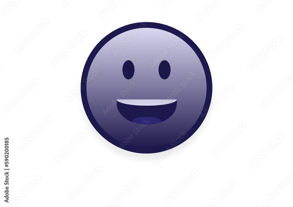 Fototapeta premium emoji smiley face colourful