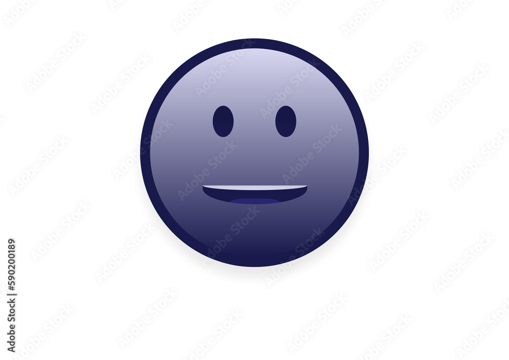 Fototapeta premium emoji smiley face colourful
