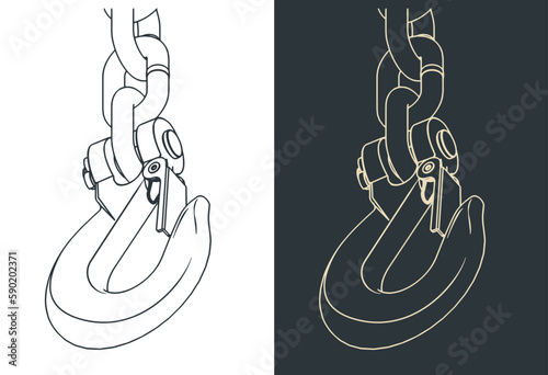 Slip hook grade drawings