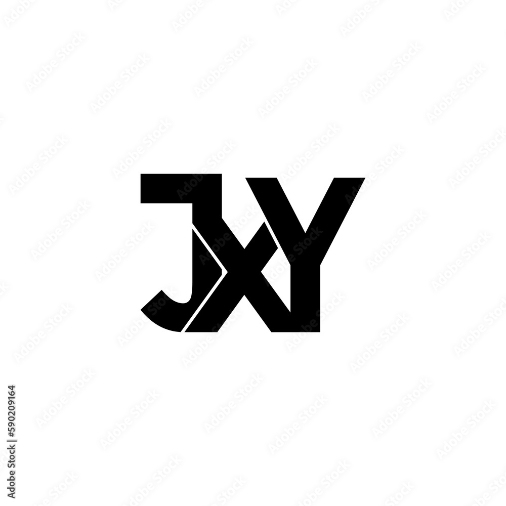 jxy initial letter monogram logo design jxy initial letter monogram logo design