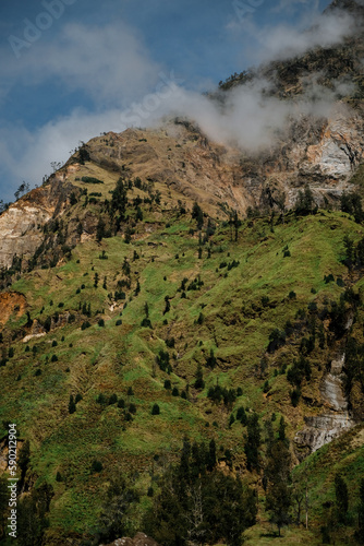 landscape with clouds
