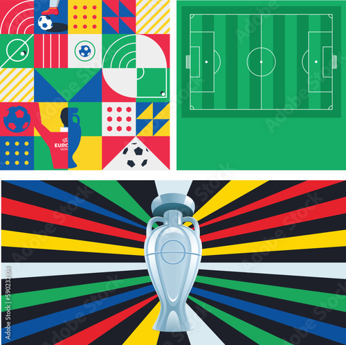 Soccer / Football design template,free copy space, vector	