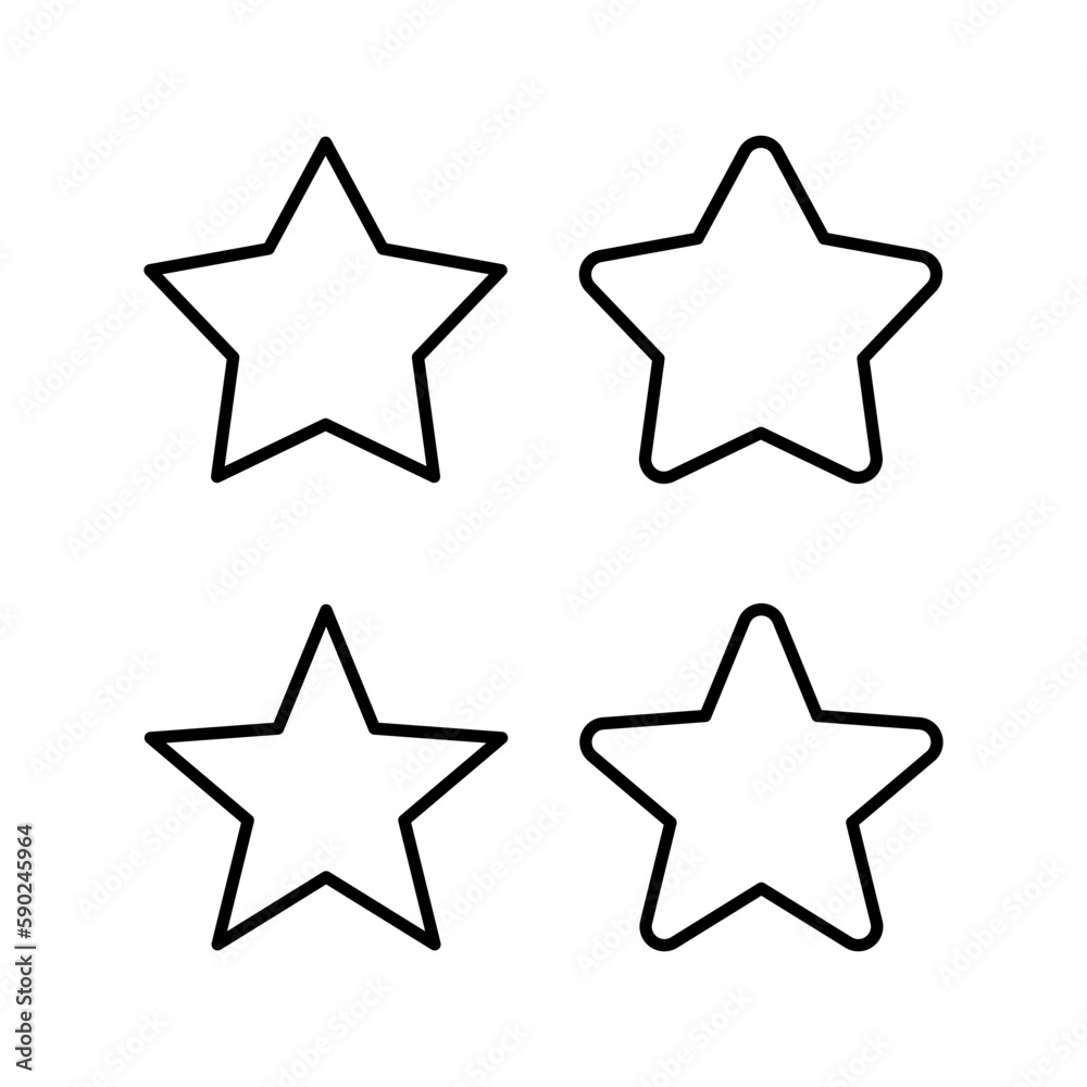 Star Icon vector illustration. rating sign and symbol. favourite star icon