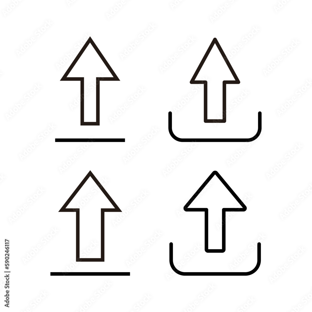 Upload icon vector illustration. load data sign and symbol Upload icon vector illustration. load data sign and symbol