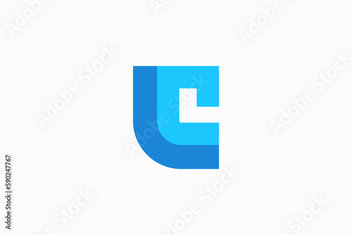 Initial Letter LC Vector Logo Design Template