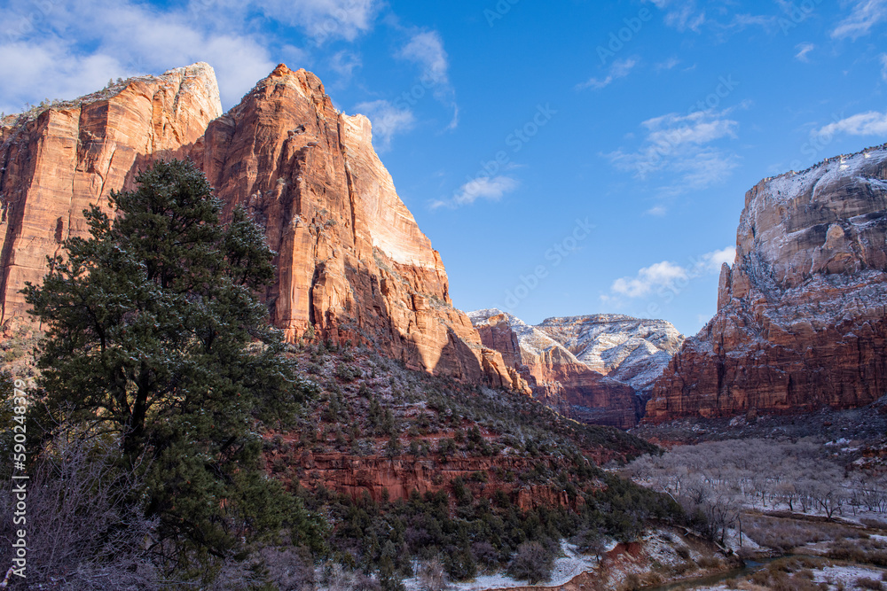 View from Canyons in Utah