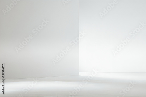 Wallpaper Mural Abstract white studio background for product presentation.  Torontodigital.ca