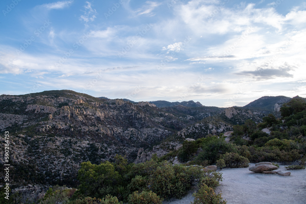 Mountaintop view of Arizona landscape