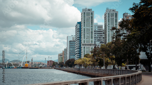 Obraz na plátně Beira mar da cidade de Vitoria no Espirito Santo