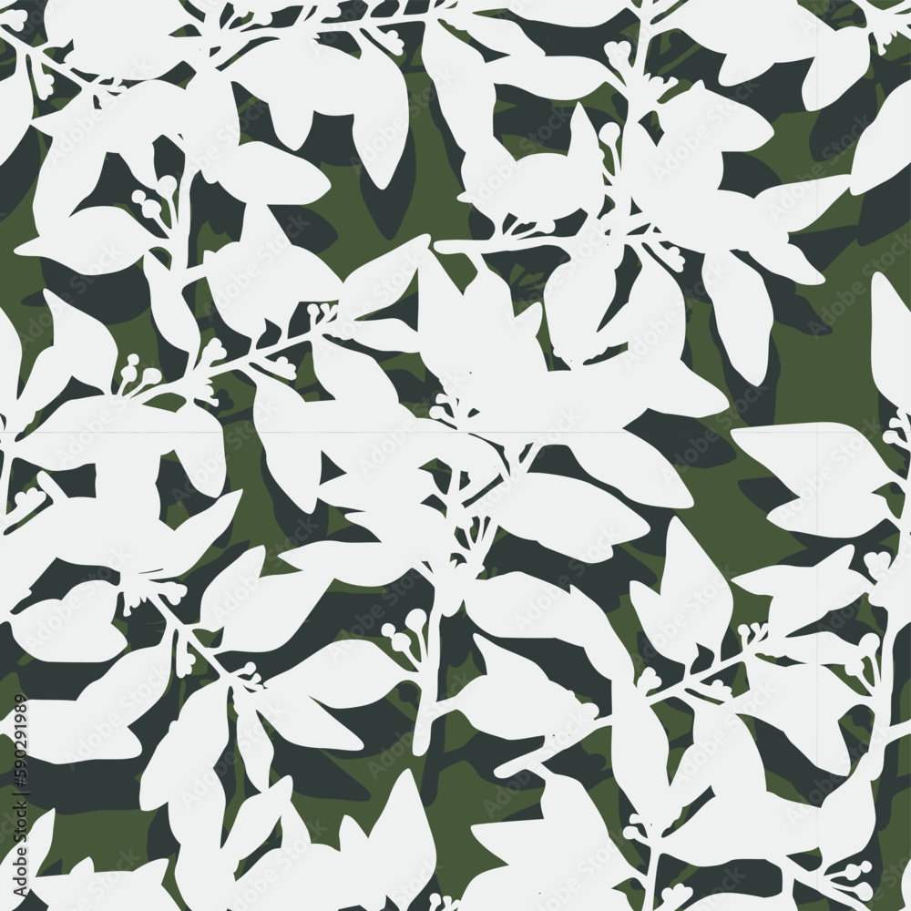 Abstract leaf seamless pattern background Abstract leaf seamless pattern background
