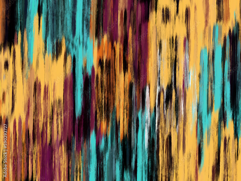 Colorful background abstract brush line