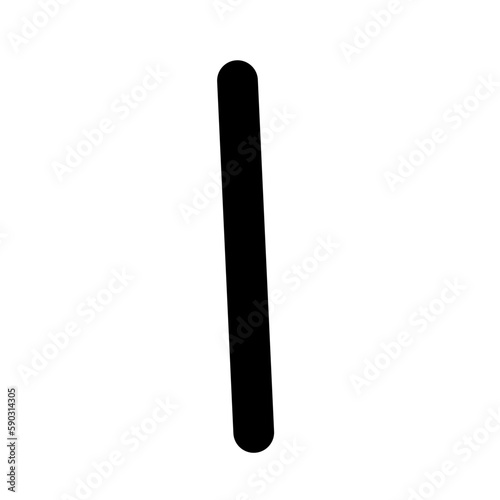 Alif Hijaiyah Arabic Letter