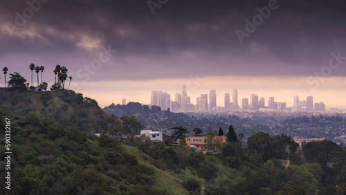 Los Angeles view from Griffith park