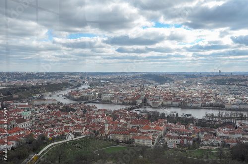 Panorama of Prague city. Czech Republic, Prague. 