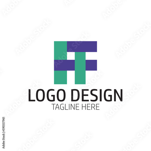 vector design elements for your company logo, af monogram logo. modern logo design, business corporate template. af icon.