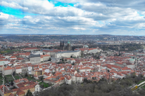 Panorama of Prague city. Czech Republic, Prague.  © A_Lein