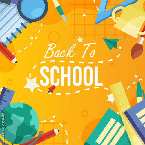 The school has opened the semester. Students have returned to study subjects