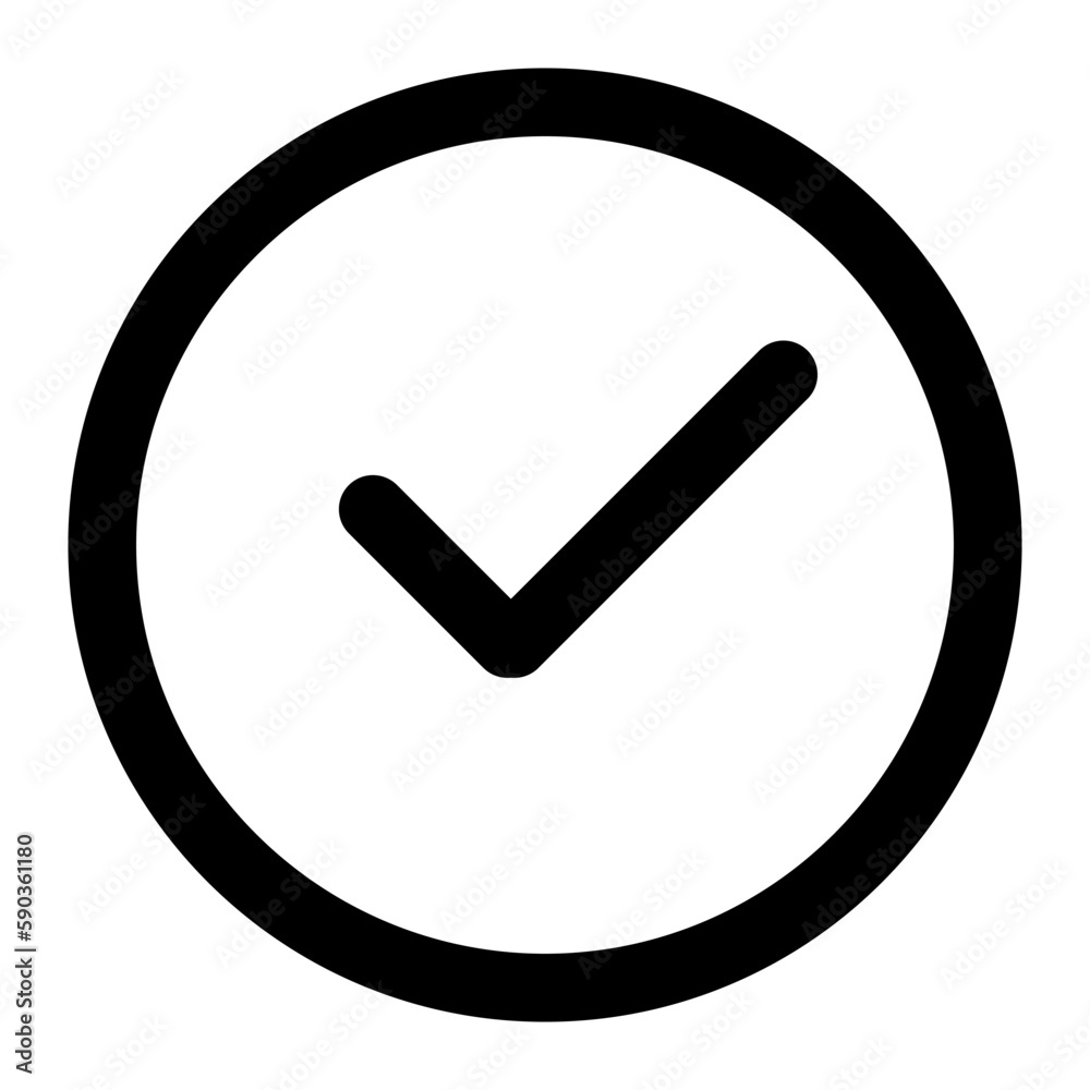 check of user interface outline icon set check of user interface outline icon set
