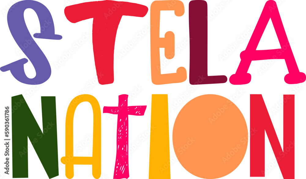 Stela Nation Calligraphy Illustration for Bookmark , Flyer, Poster, Stationery Stela Nation Calligraphy Illustration for Bookmark , Flyer, Poster, Stationery