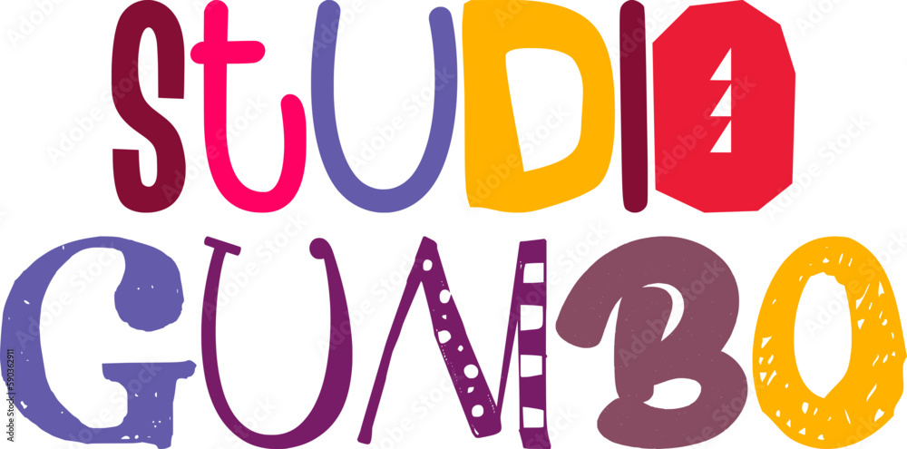 Studio Gumbo Typography Illustration for Postcard , Motion Graphics, Newsletter, Banner Studio Gumbo Typography Illustration for Postcard , Motion Graphics, Newsletter, Banner