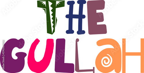 The Gullah Hand Lettering Illustration for Poster, Mug Design, Stationery, Motion Graphics