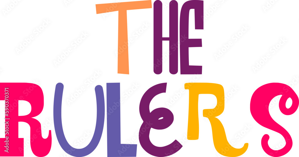 The Rulers Hand Lettering Illustration for Newsletter, Mug Design, Sticker , Bookmark The Rulers Hand Lettering Illustration for Newsletter, Mug Design, Sticker , Bookmark