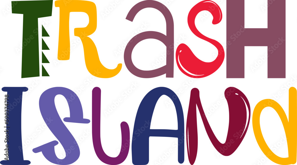 Trash Island Hand Lettering Illustration for Motion Graphics, Newsletter, Presentation , Infographic Trash Island Hand Lettering Illustration for Motion Graphics, Newsletter, Presentation , Infographic