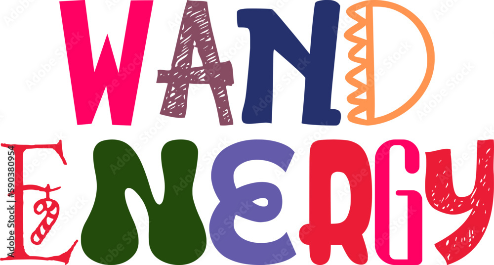 Wand Energy Calligraphy Illustration for Poster, Newsletter, Motion Graphics, T-Shirt Design Wand Energy Calligraphy Illustration for Poster, Newsletter, Motion Graphics, T-Shirt Design