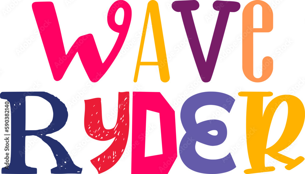 Wave Ryder Hand Lettering Illustration for Flyer, Poster, Motion Graphics, Bookmark Wave Ryder Hand Lettering Illustration for Flyer, Poster, Motion Graphics, Bookmark