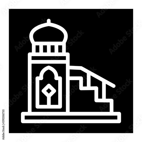mimbar line icon