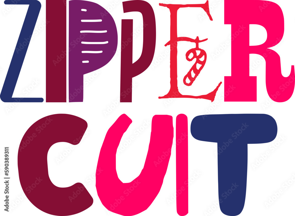 Zipper Cult Hand Lettering Illustration for Packaging, Logo, Sticker , Banner Zipper Cult Hand Lettering Illustration for Packaging, Logo, Sticker , Banner