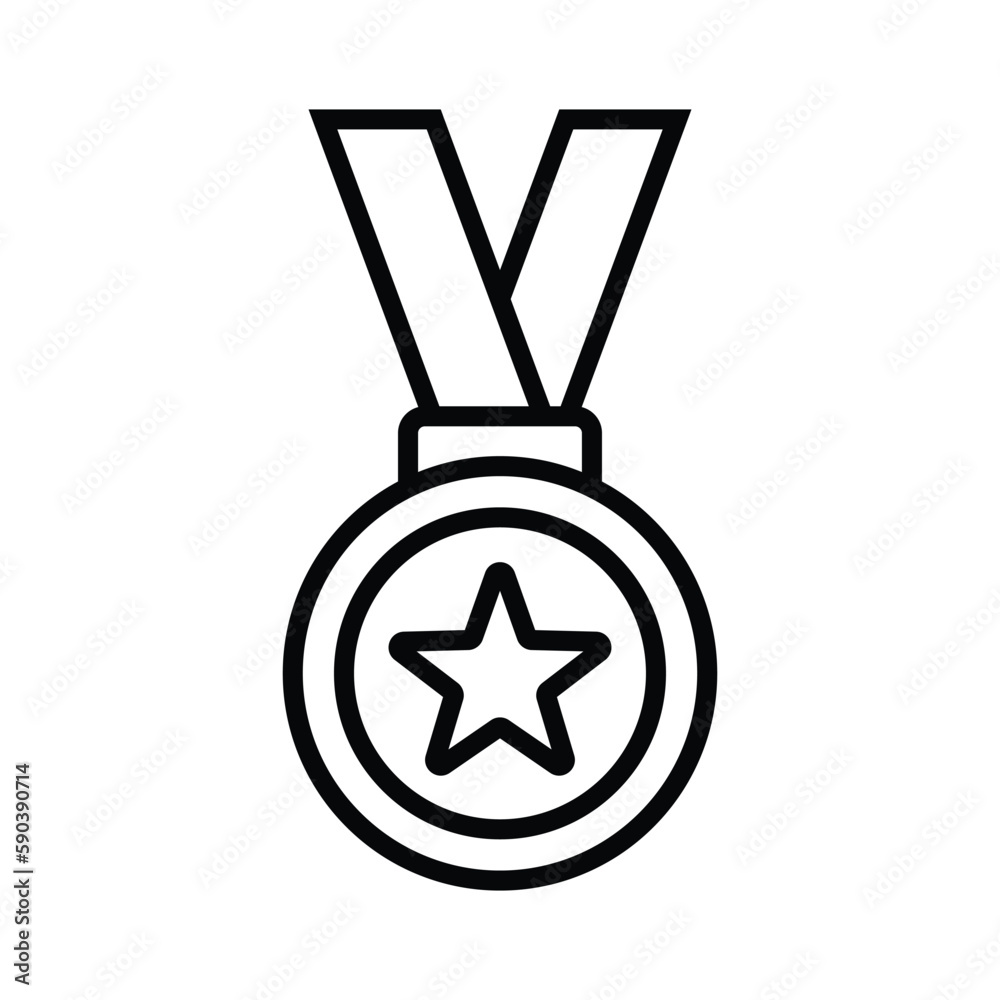medal - award icon vector design template simple and modern medal - award icon vector design template simple and modern