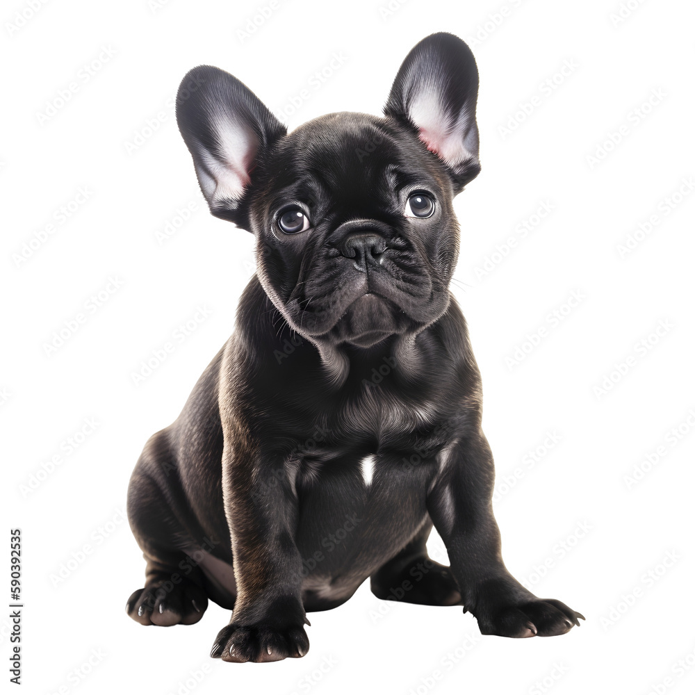 french bulldog puppy on transparent background french bulldog puppy on transparent background