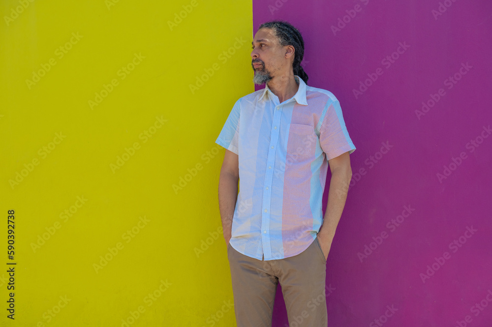 Portrait of man shot outdoors Portrait of man shot outdoors